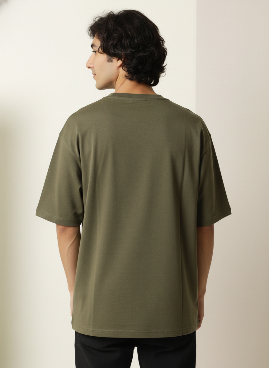 Men Oversized Cotton Printed T-Shirt