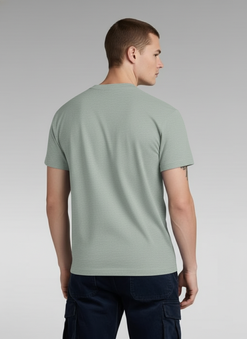 Men Regular Pure Cotton Printed T-Shirt