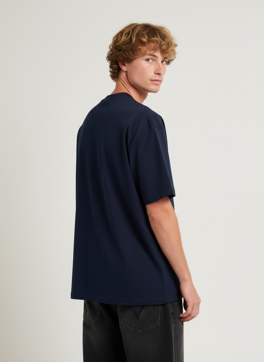 Men Oversized Cotton Printed T-Shirt