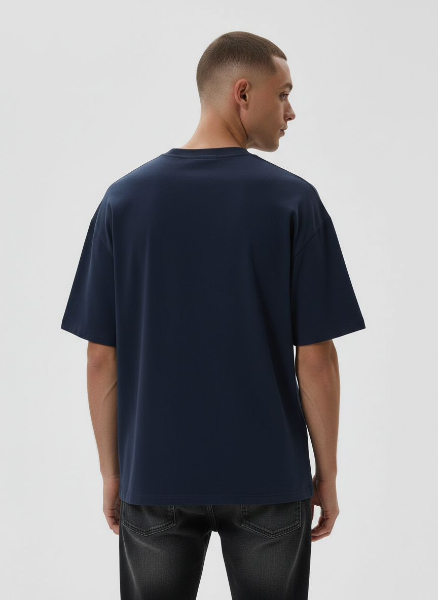 Men Oversized Cotton Printed T-Shirt