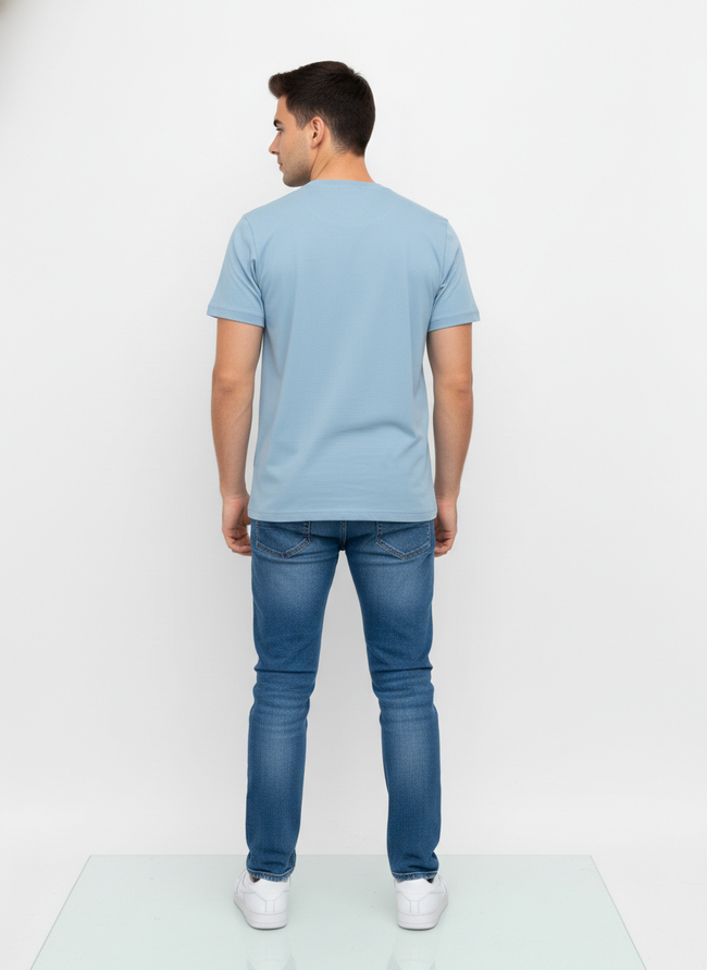 Men Regular Pure Cotton Printed T-Shirt