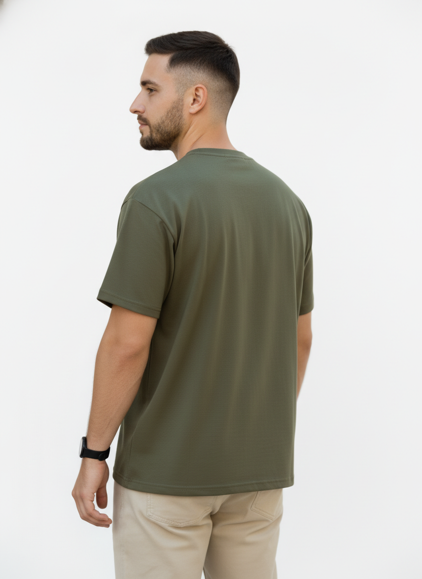 Men Oversized Cotton Printed T-Shirt
