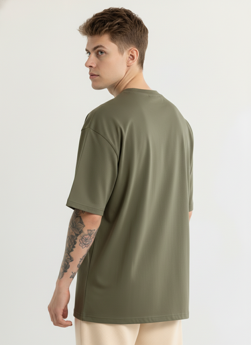 Men Oversized Cotton Printed T-Shirt