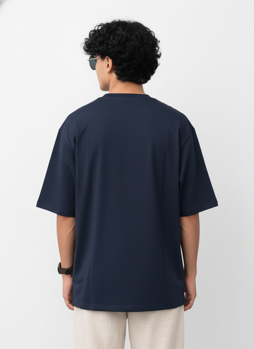 Men Oversized Cotton Printed T-Shirt