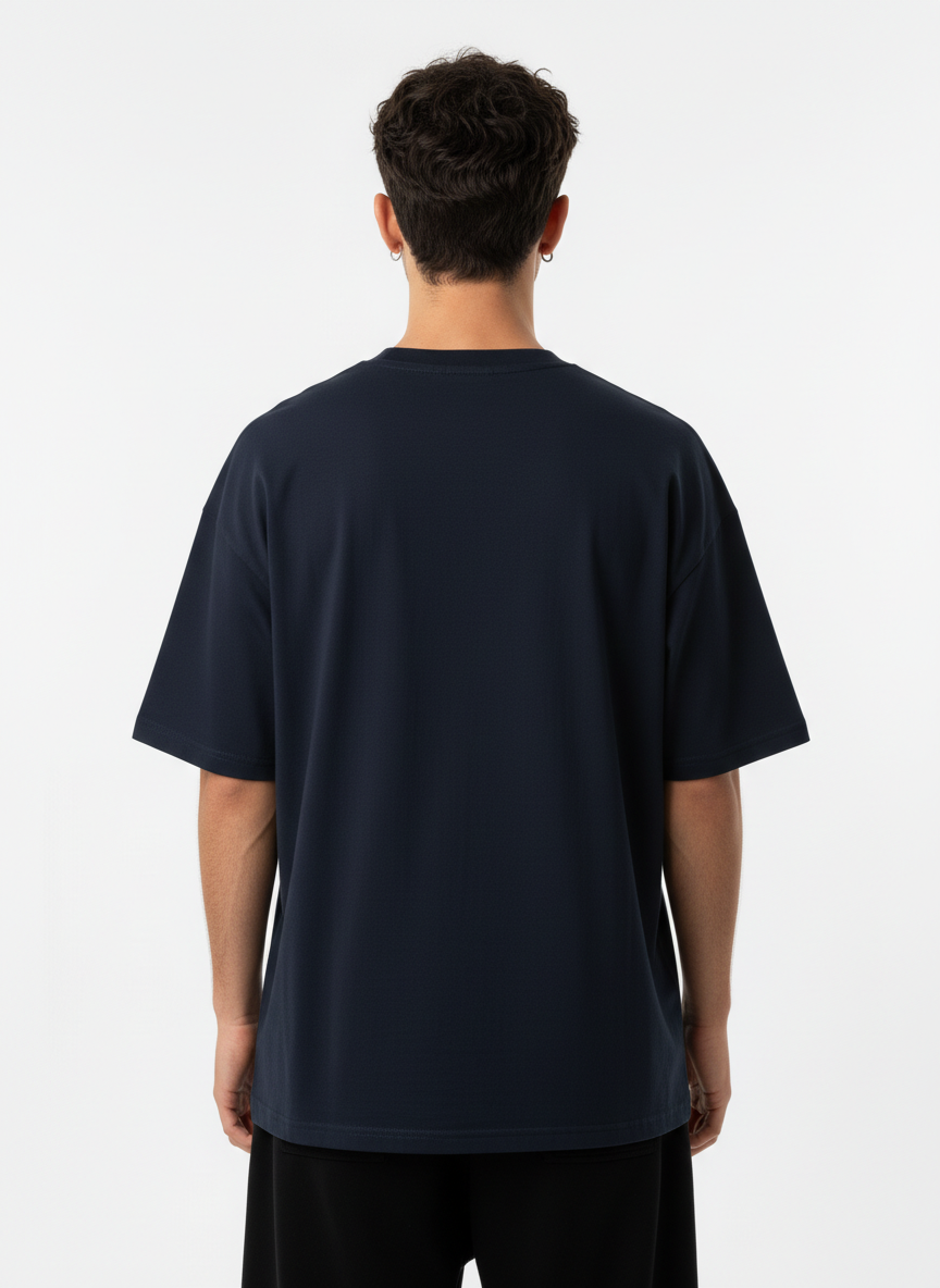 Men Oversized Cotton Printed T-Shirt