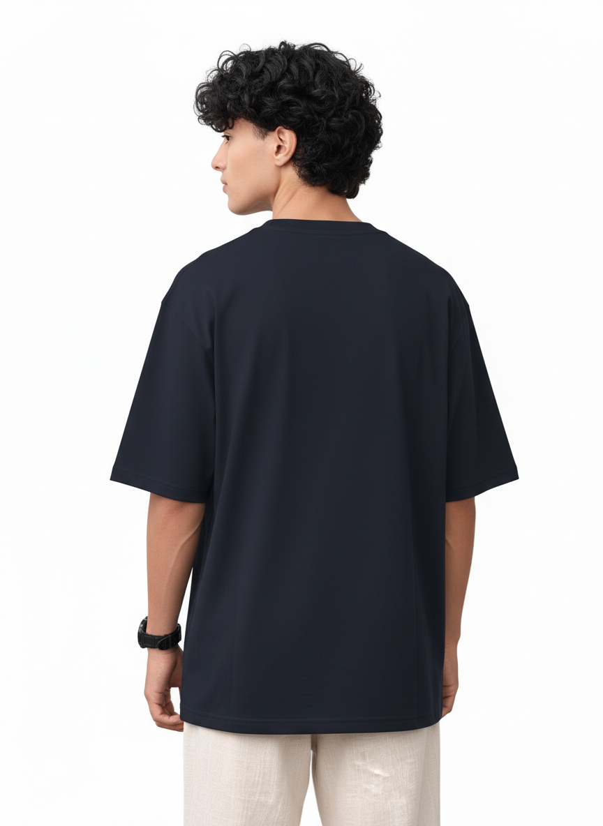Men Oversized Cotton Printed T-Shirt