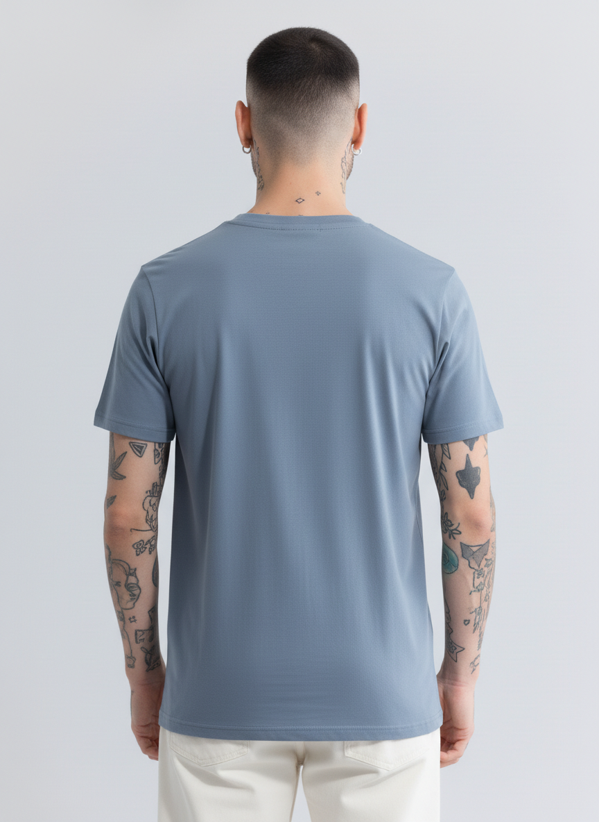 Men Regular Pure Cotton Printed T-Shirt