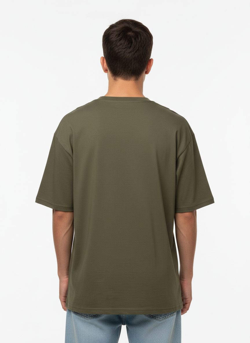 Men Oversized Cotton Printed T-Shirt