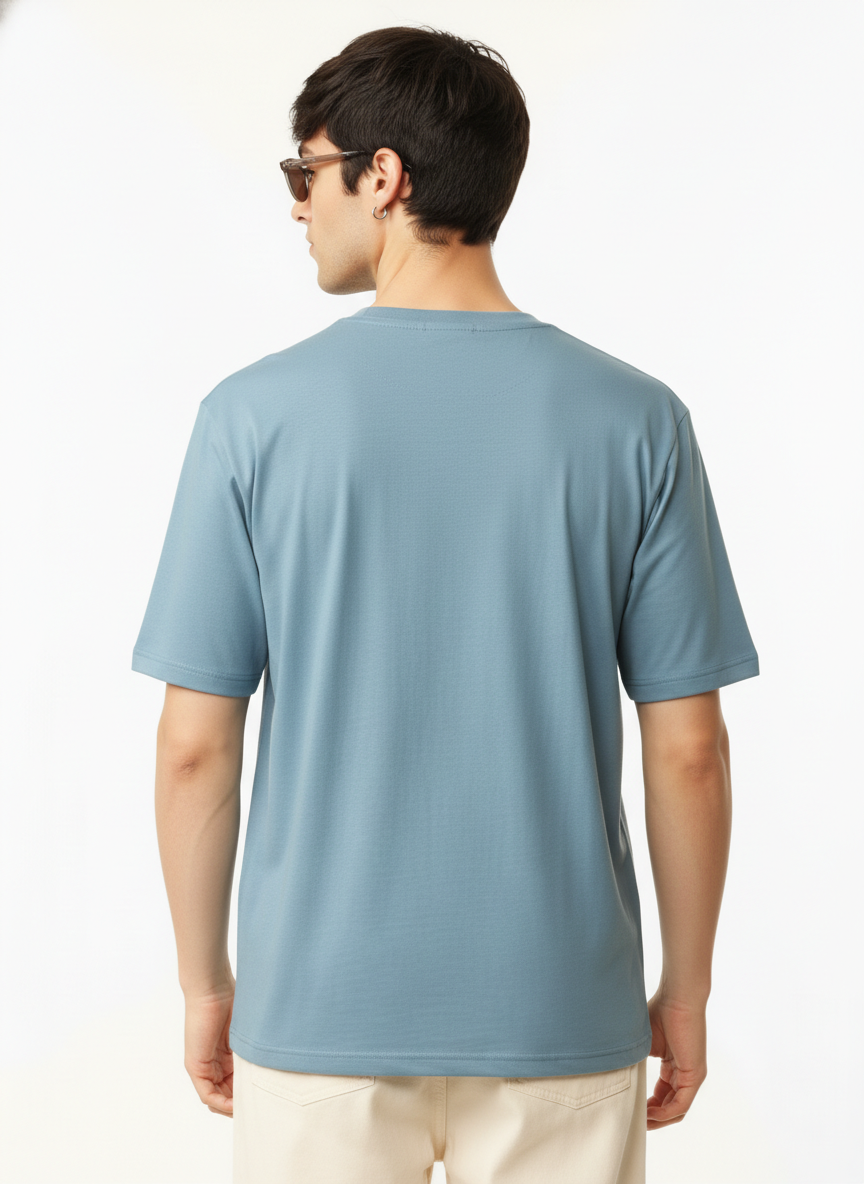 Men Regular Pure Cotton Printed T-Shirt