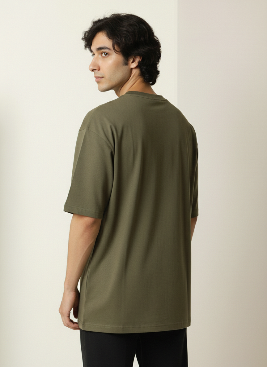 Men Oversized Cotton Printed T-Shirt