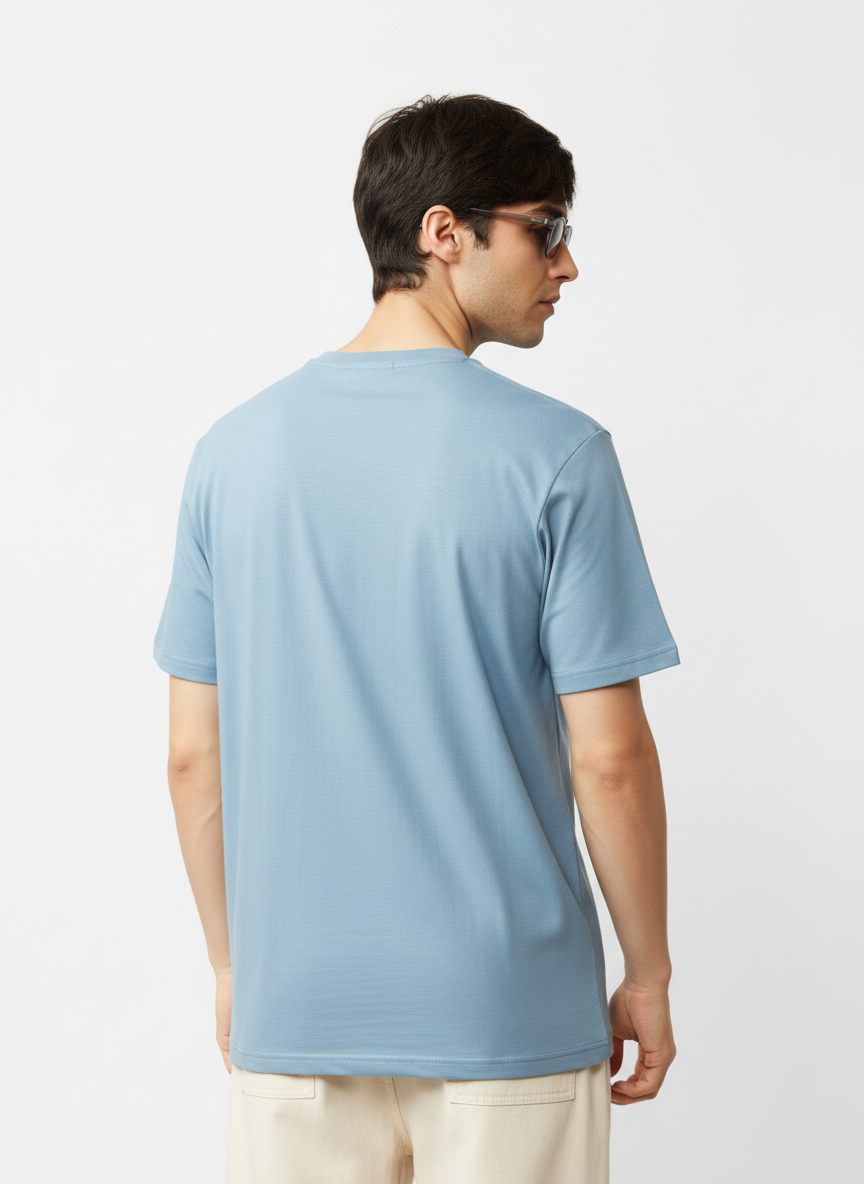 Men Regular Pure Cotton Printed T-Shirt