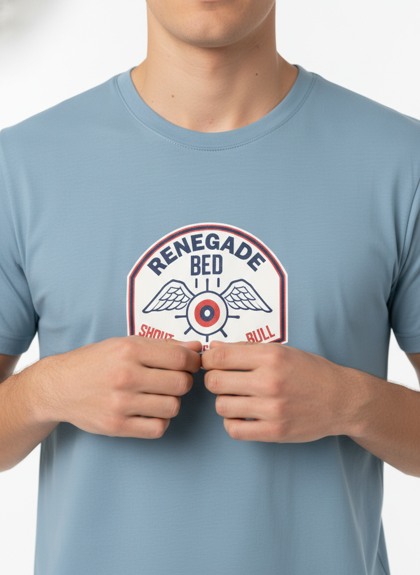Men Regular Pure Cotton Printed T-Shirt