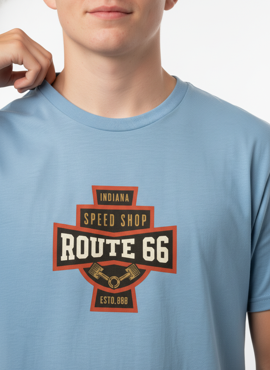 Men Regular Pure Cotton Printed T-Shirt
