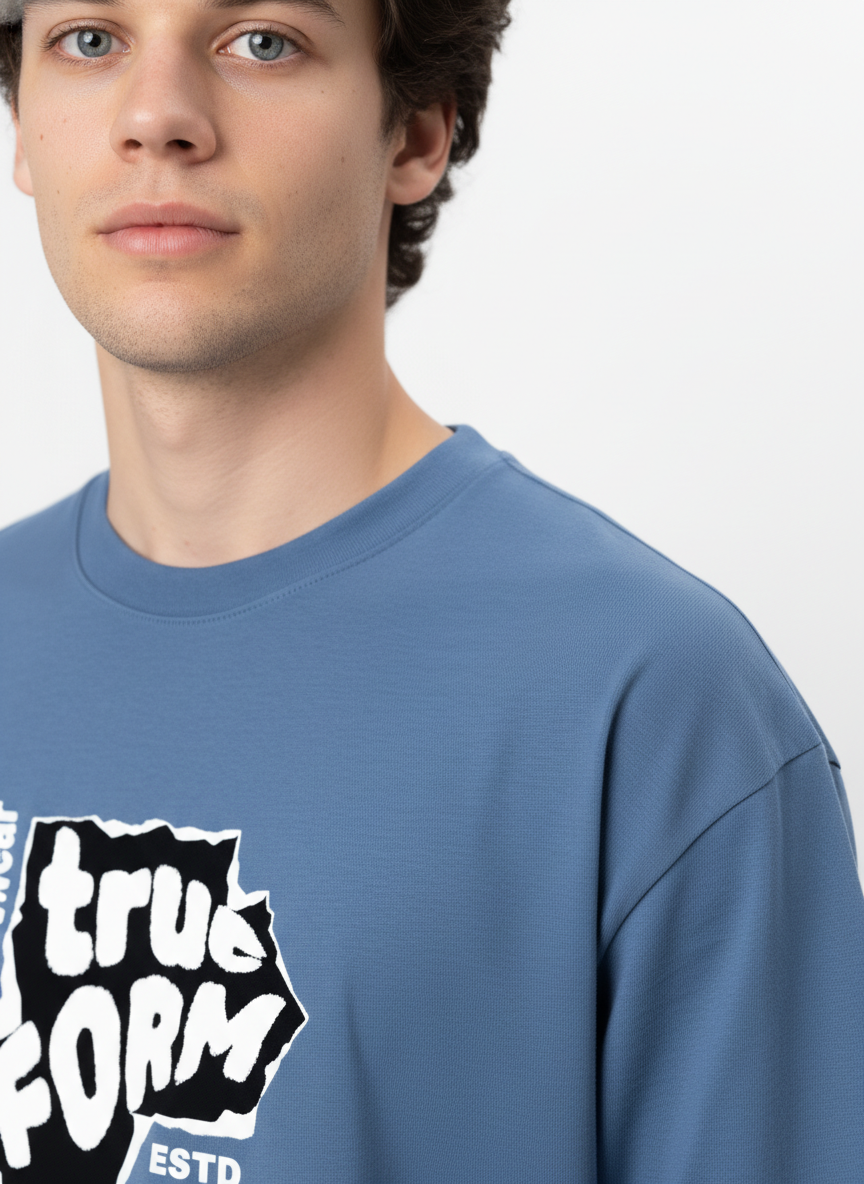 Men Oversized Cotton Printed T-Shirt