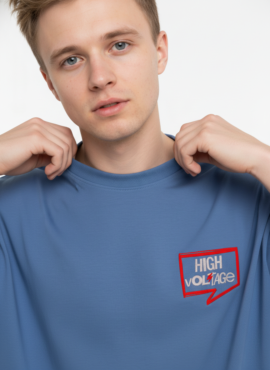 Men Oversized Cotton Printed T-Shirt
