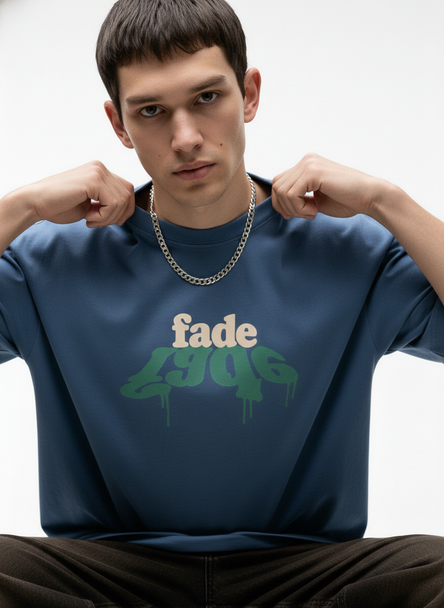 Men Oversized Cotton Printed T-Shirt