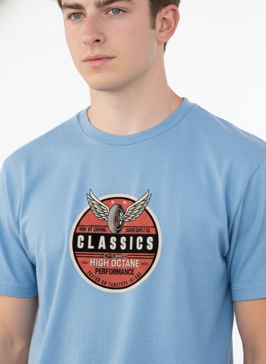 Men Regular Pure Cotton Printed T-Shirt