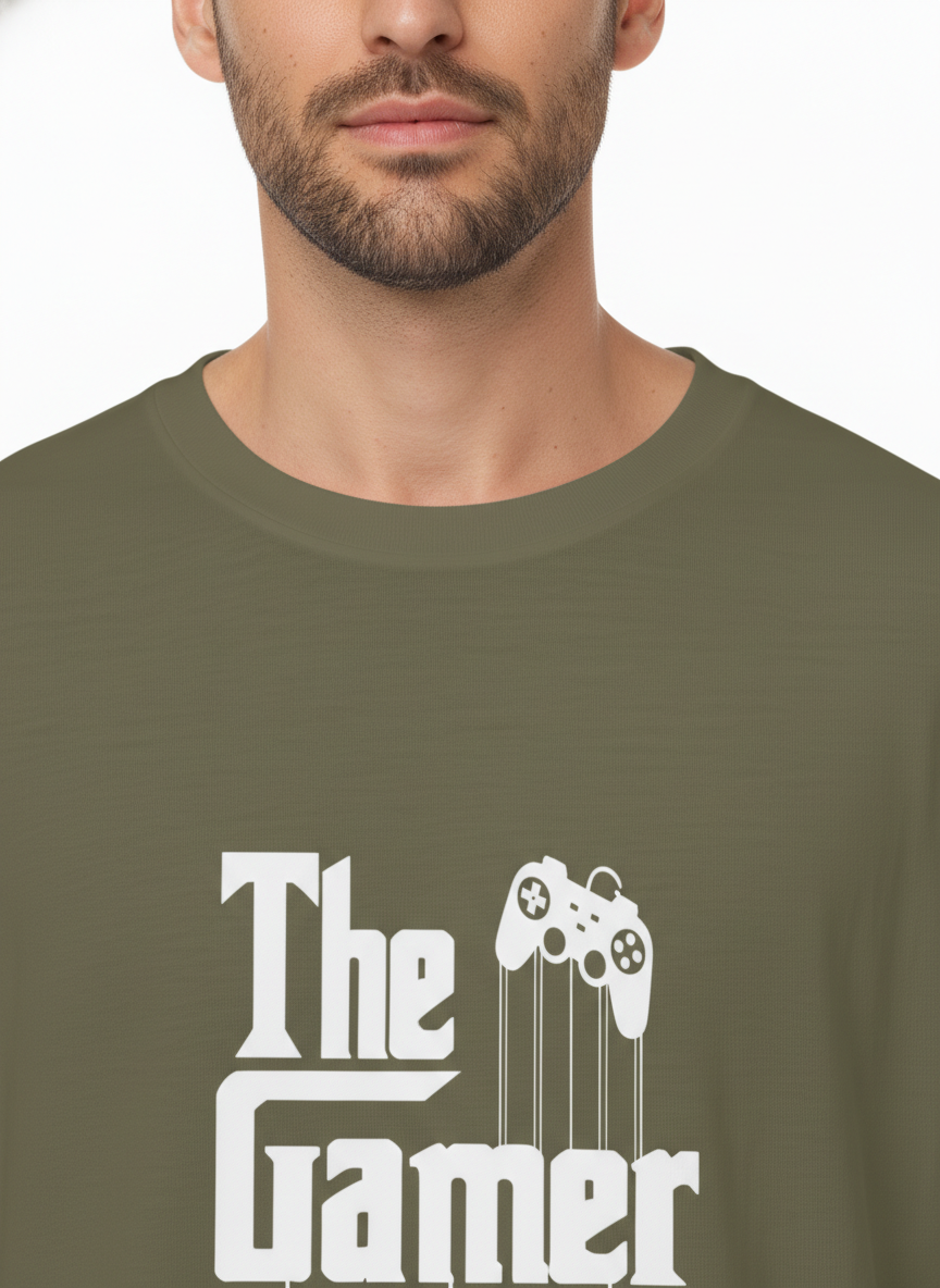 Men Oversized Cotton Printed T-Shirt