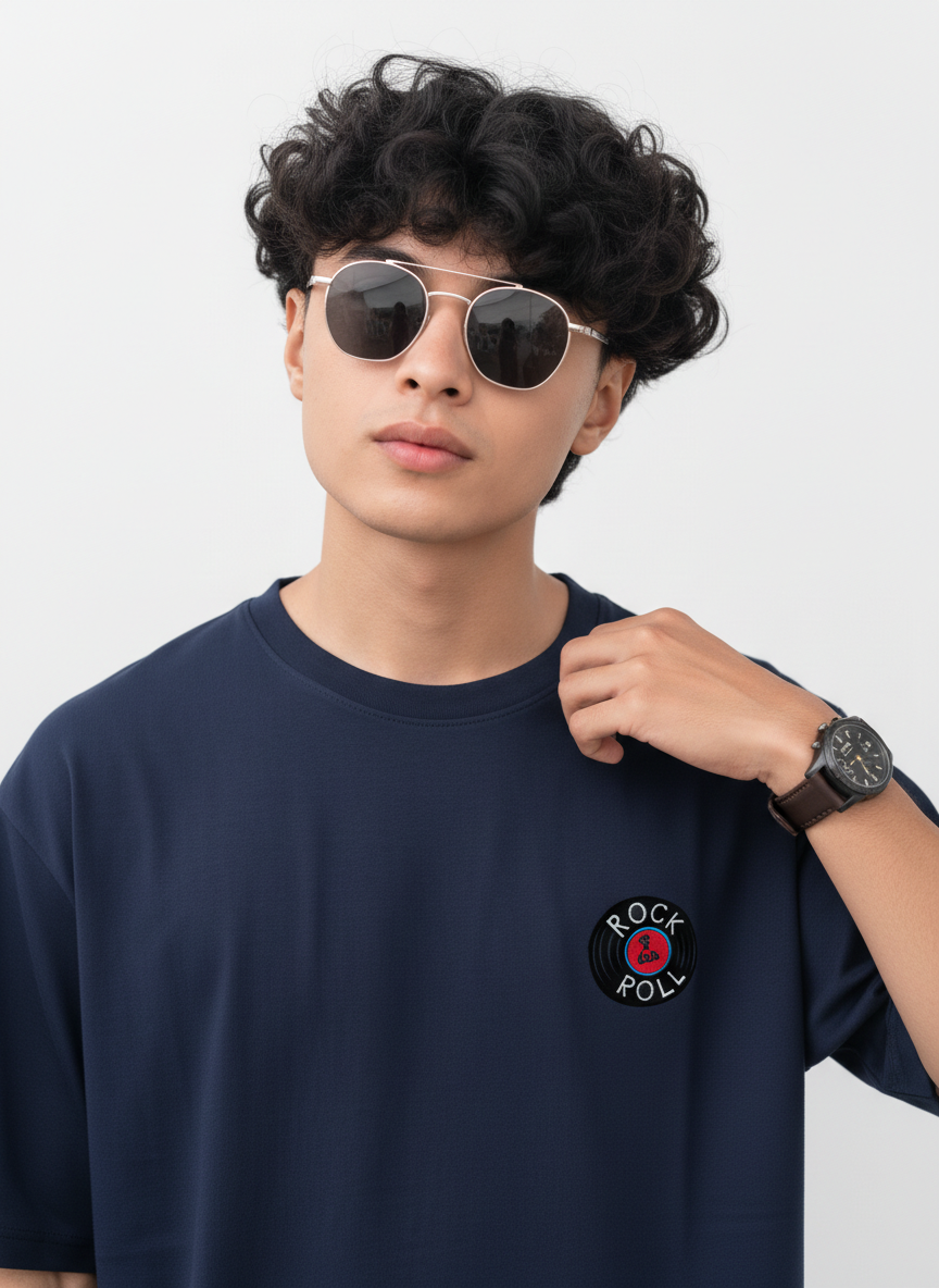 Men Oversized Cotton Printed T-Shirt