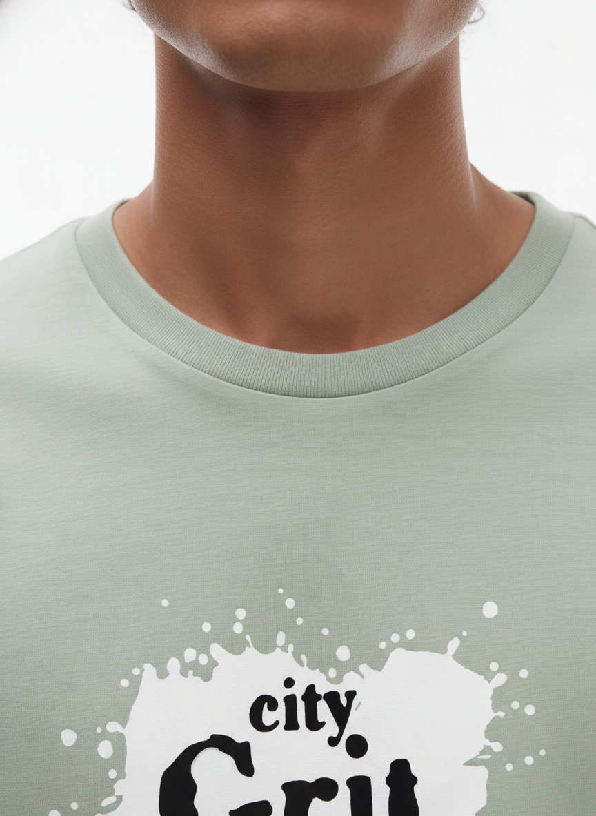 Men Regular Pure Cotton Printed T-Shirt