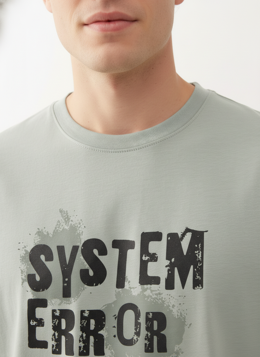 Men Regular Pure Cotton Printed T-Shirt