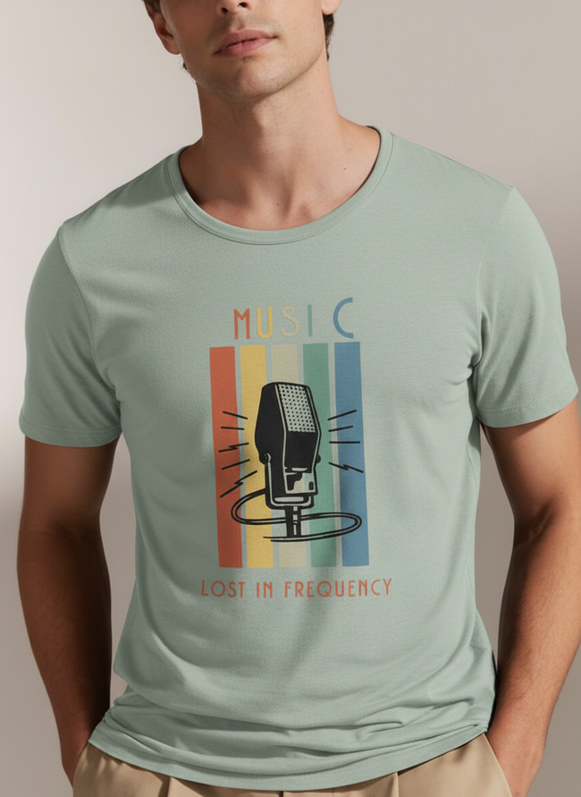 Men Regular Pure Cotton Printed T-Shirt