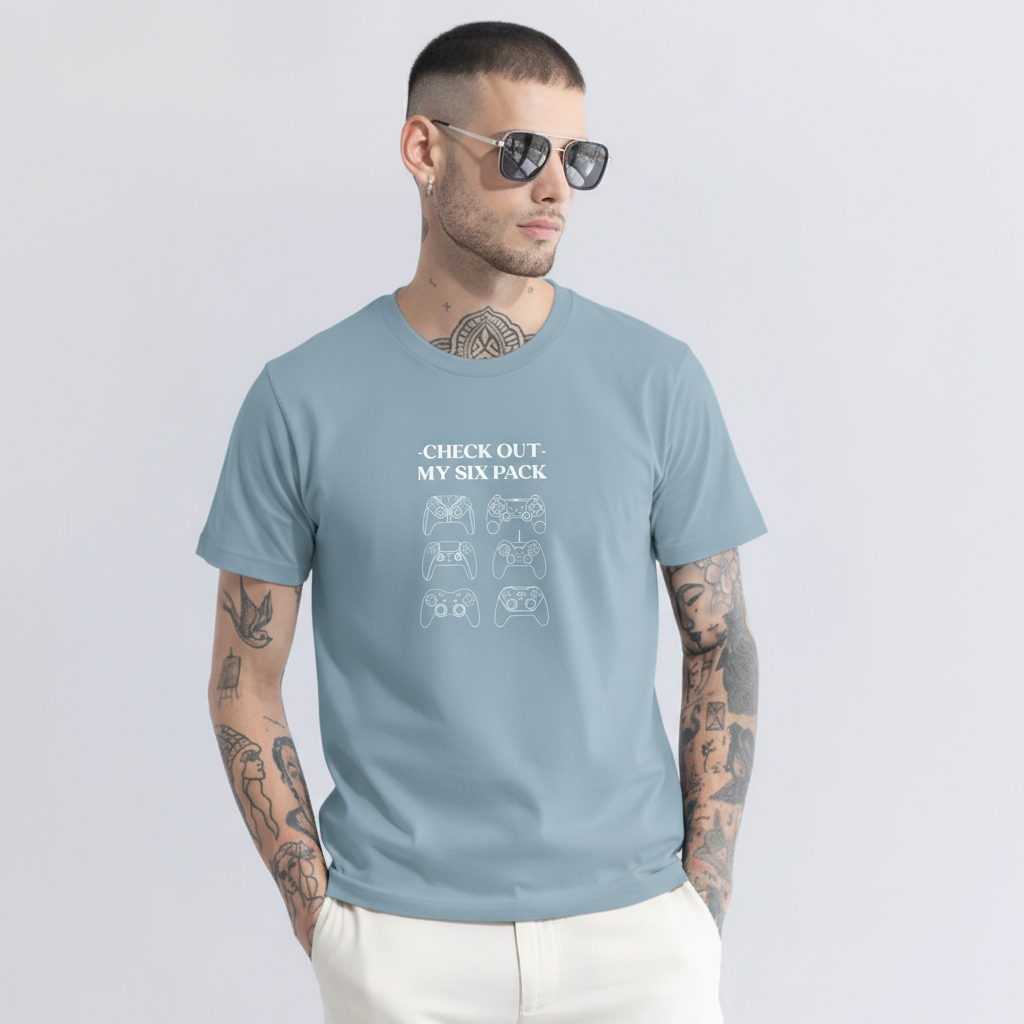 Men Regular Pure Cotton Printed T-Shirt