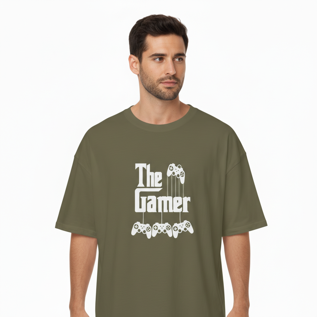 Men Oversized Cotton Printed T-Shirt