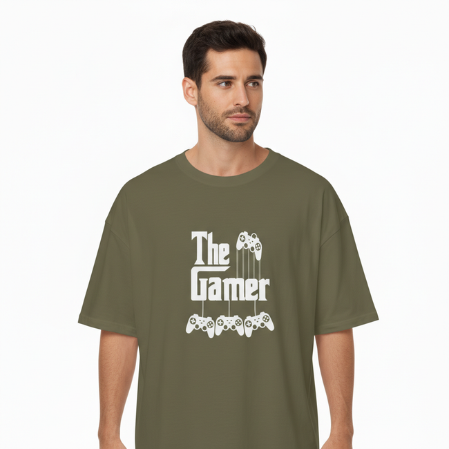 Men Oversized Cotton Printed T-Shirt