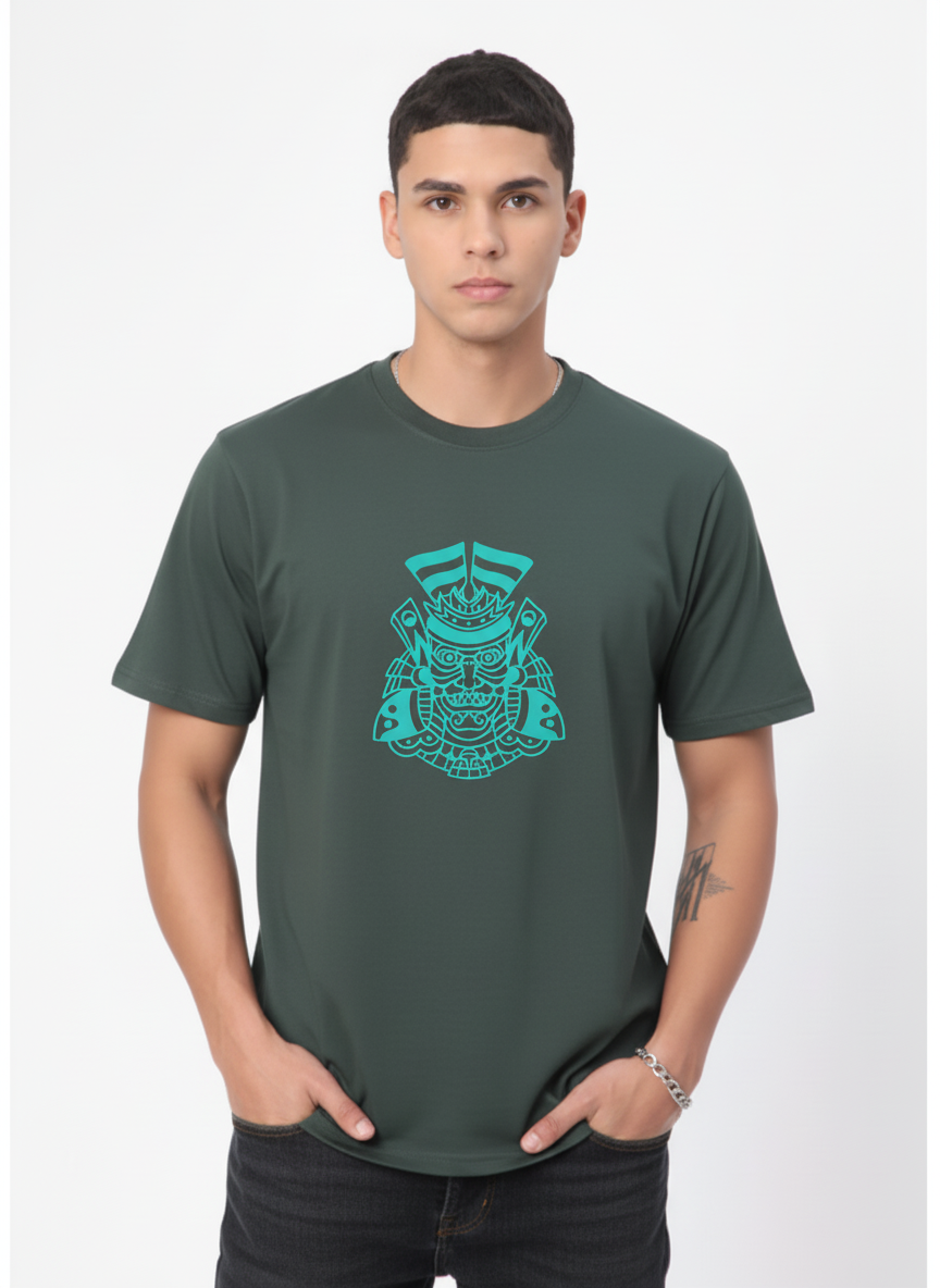 Men Cotton Tribal T-Shirt