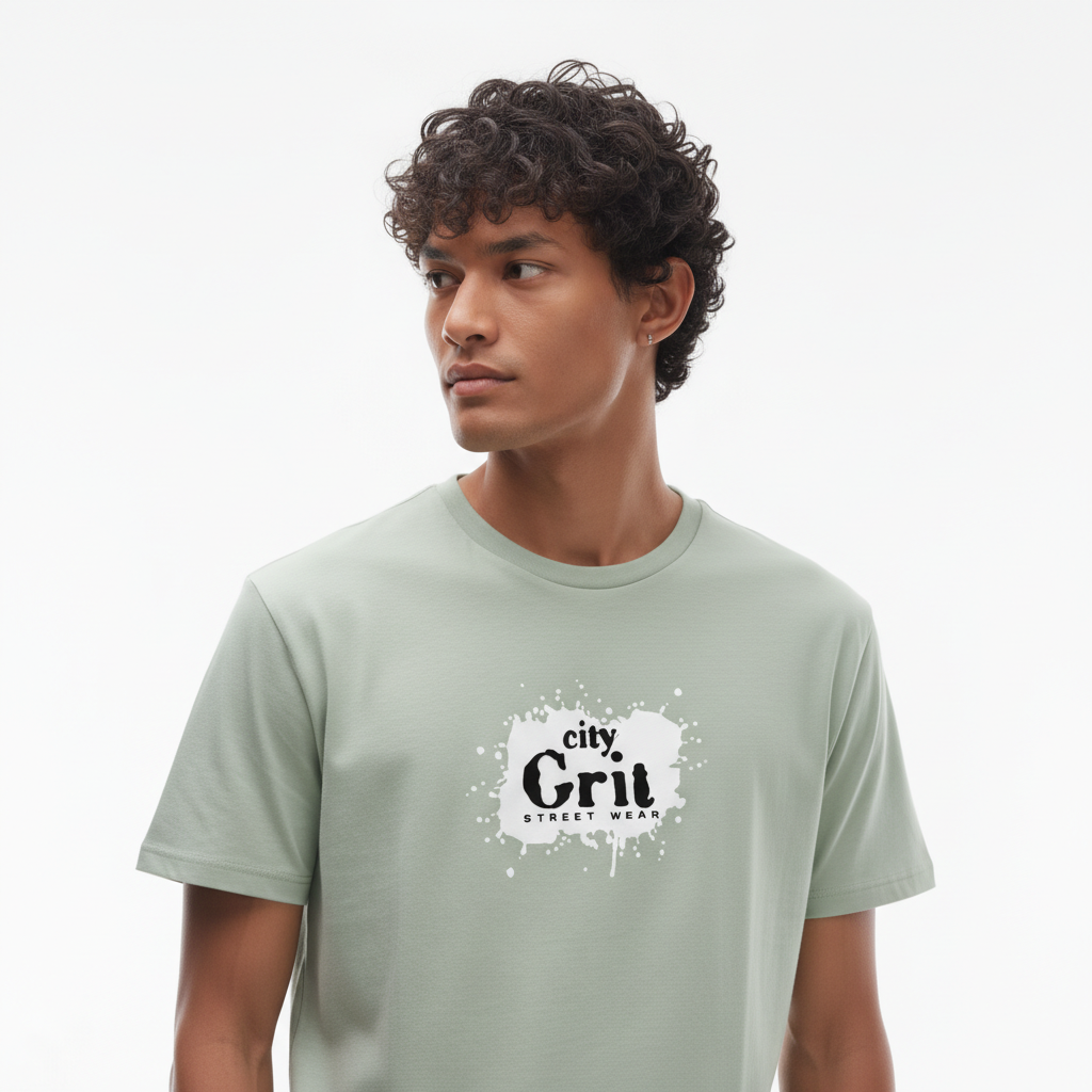 Men Regular Pure Cotton Printed T-Shirt