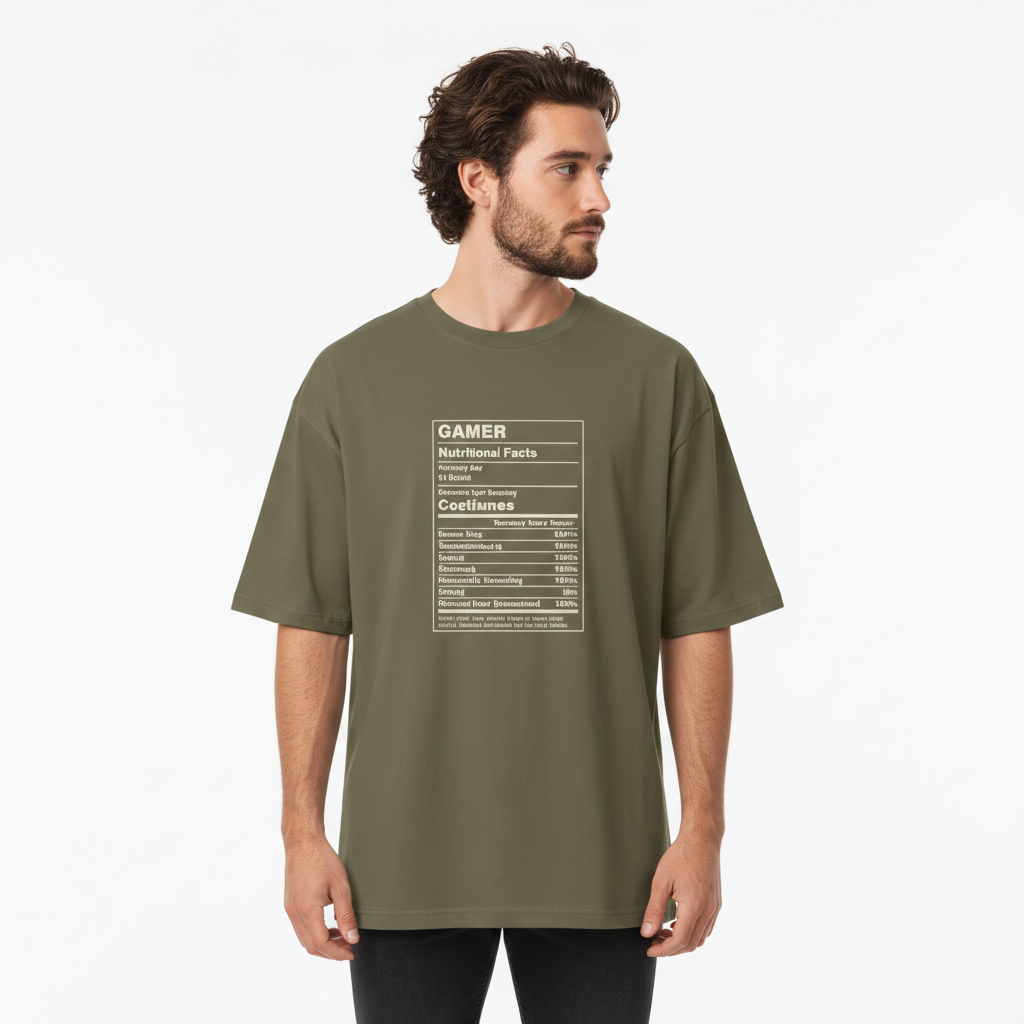 Men Oversized Cotton Printed T-Shirt