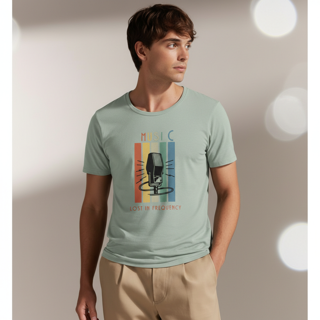 Men Regular Pure Cotton Printed T-Shirt
