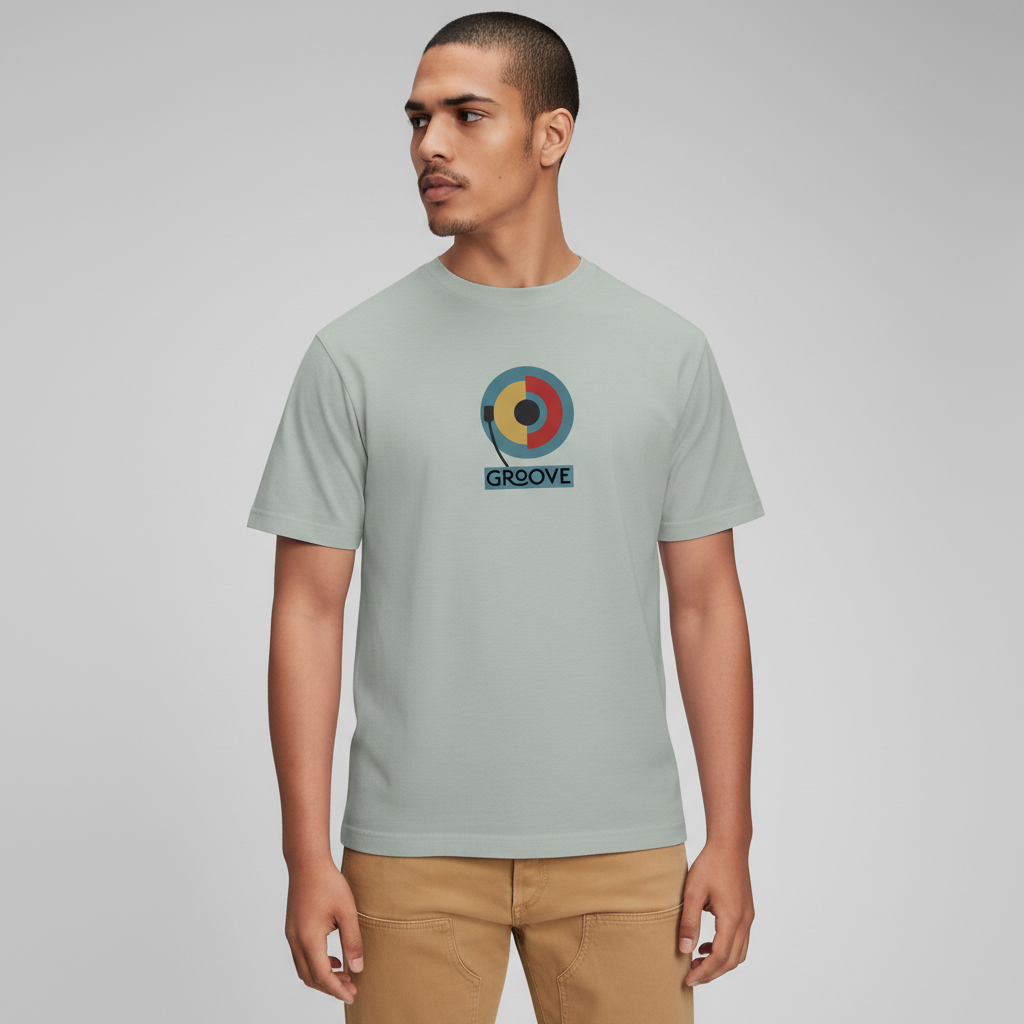 Men Regular Pure Cotton Printed T-Shirt