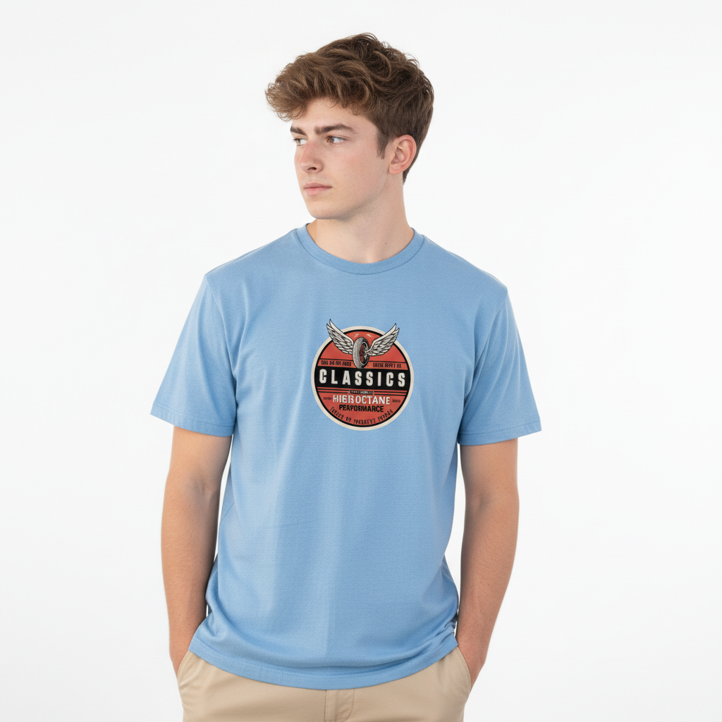 Men Regular Pure Cotton Printed T-Shirt