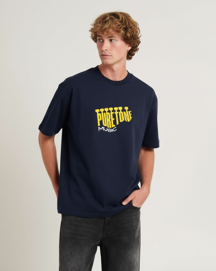 Men Oversized Cotton Printed T-Shirt