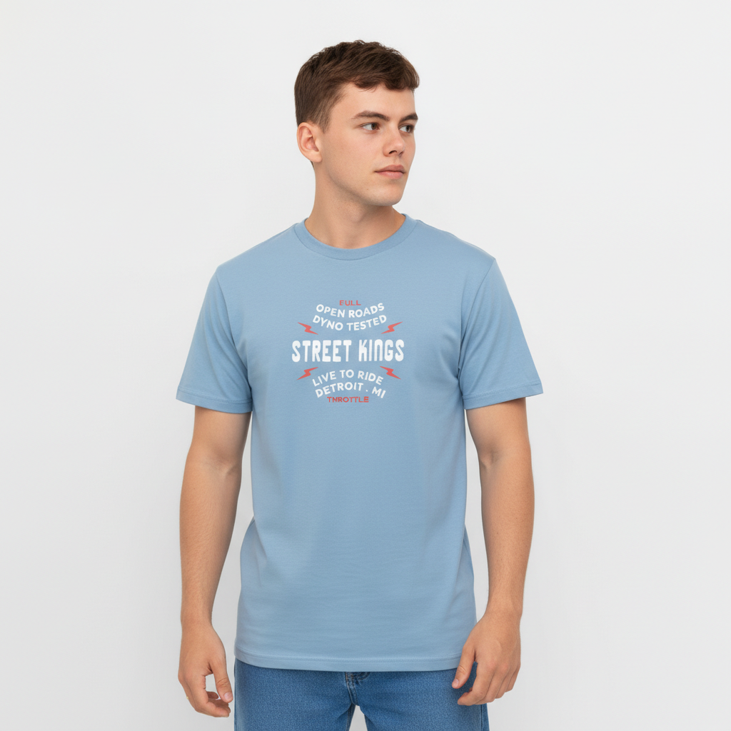 Men Regular Pure Cotton Printed T-Shirt