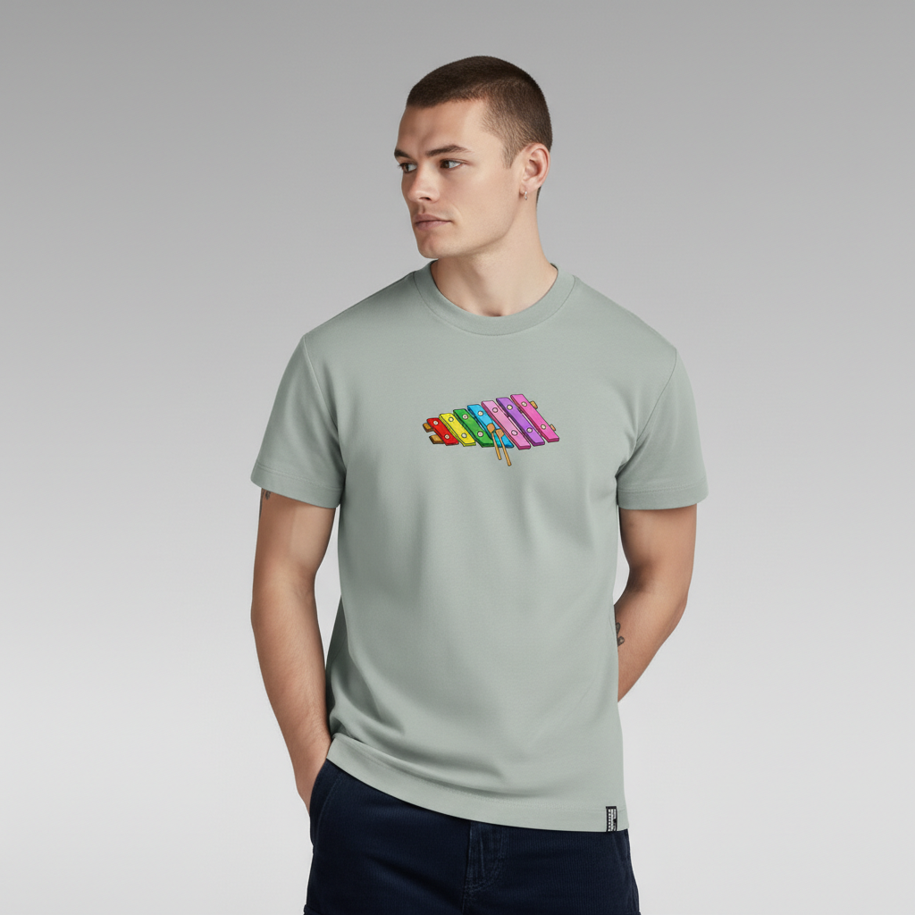 Men Regular Pure Cotton Printed T-Shirt