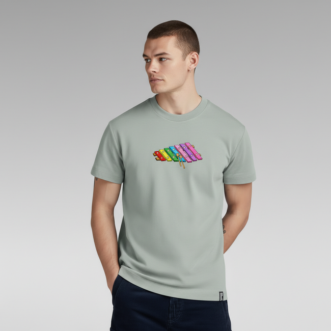 Men Regular Pure Cotton Printed T-Shirt