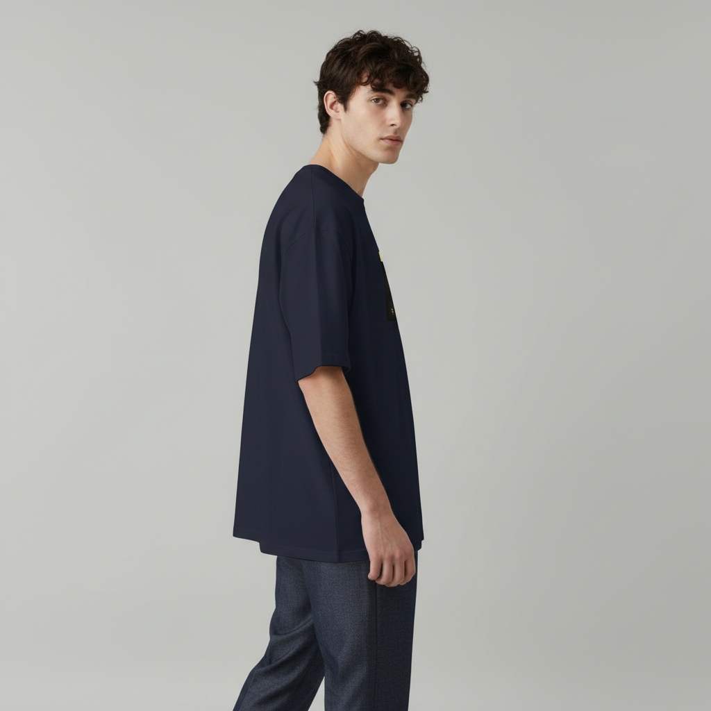 Men Oversized Cotton Printed T-Shirt