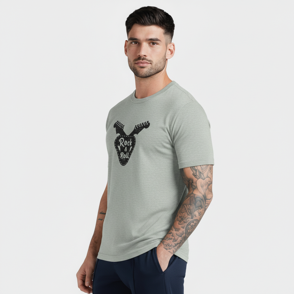 Men Regular Pure Cotton Printed T-Shirt