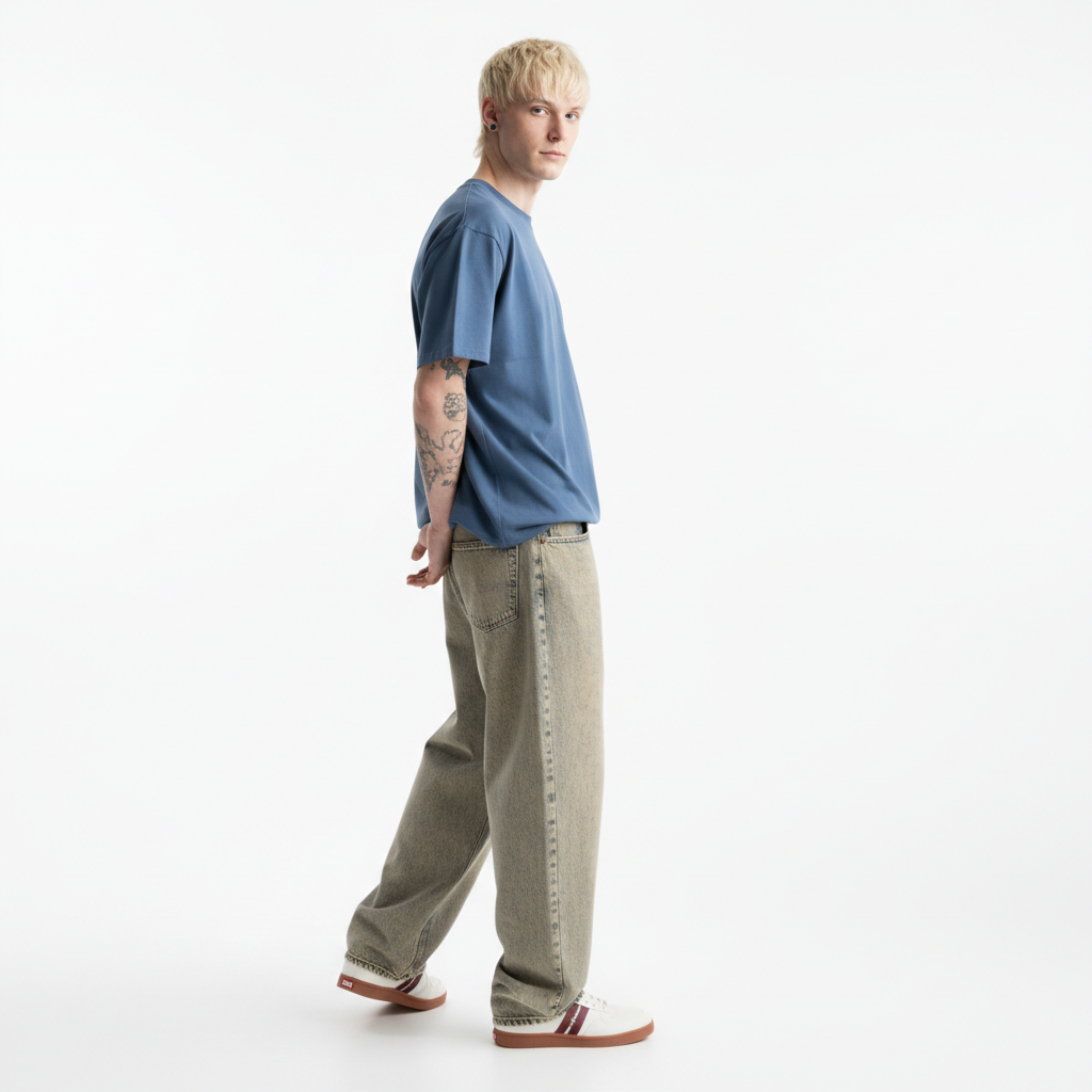 Men Oversized Cotton Printed T-Shirt