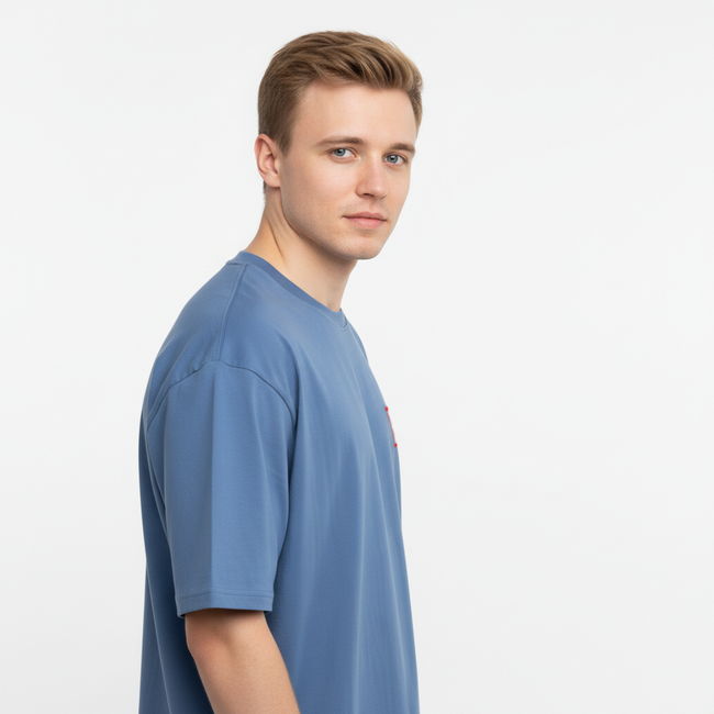 Men Oversized Cotton Printed T-Shirt