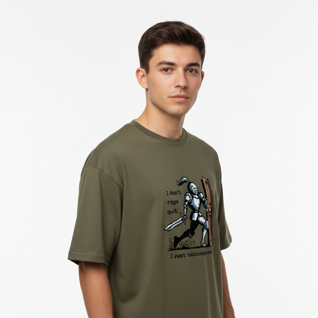 Men Oversized Cotton Printed T-Shirt