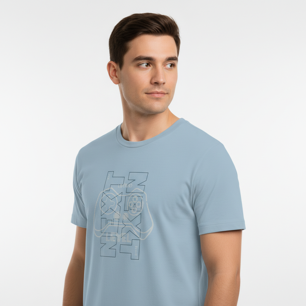 Men Regular Pure Cotton Printed T-Shirt