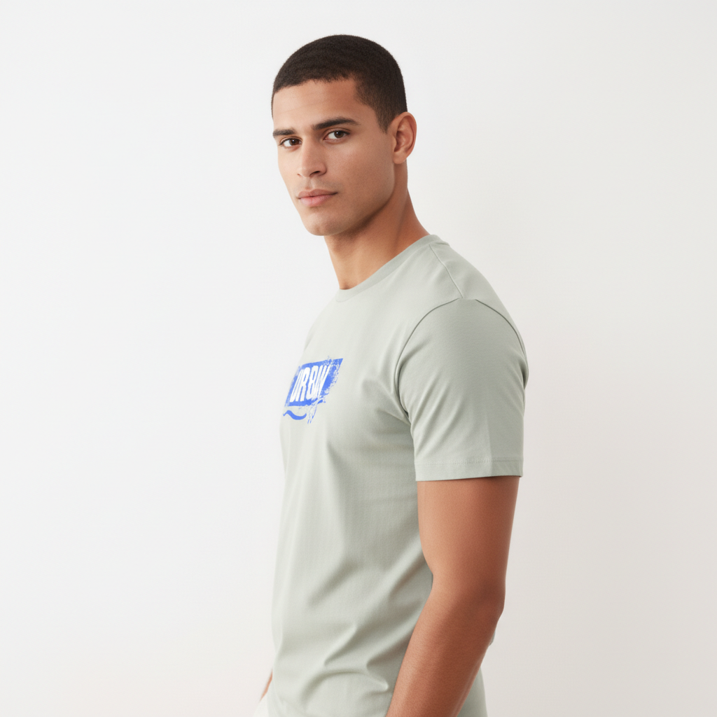 Men Regular Pure Cotton Printed T-Shirt