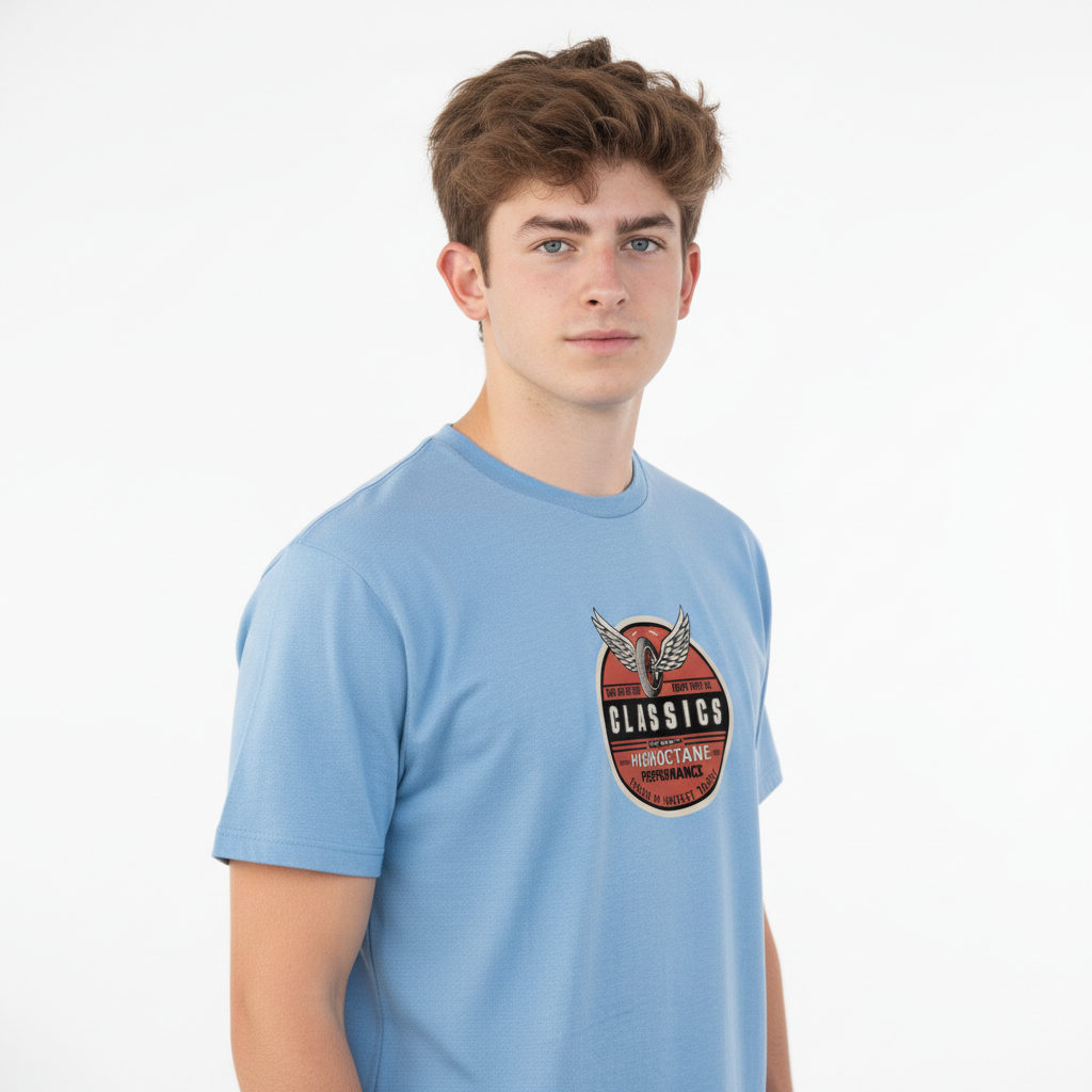Men Regular Pure Cotton Printed T-Shirt
