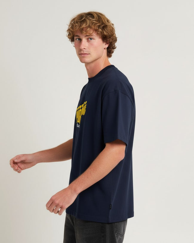 Men Oversized Cotton Printed T-Shirt