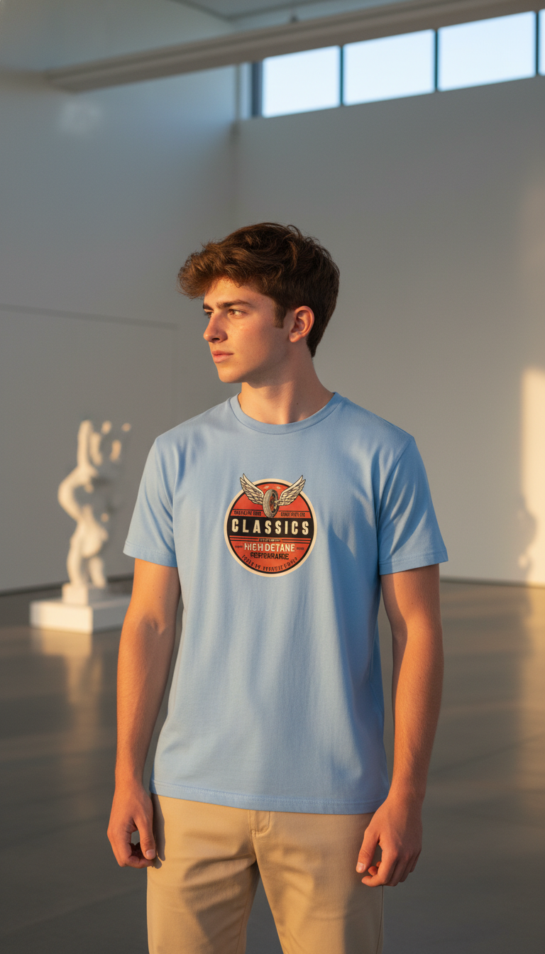 Men Regular Pure Cotton Printed T-Shirt