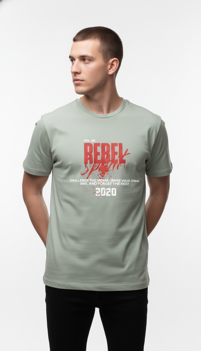 Men Regular Pure Cotton Printed T-Shirt